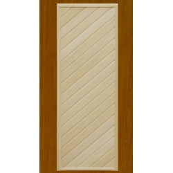 Фото дверь банная "простая косая" (липа) 1,76х0,76