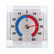 Картинка термометр оконный "биметаллический" квадрат тбб